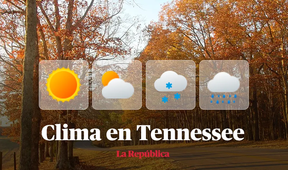 Clima y pronóstico del tiempo en Tennessee, según National Weather Service de Estados Unidos. Foto: composición LR/Wikipedia Clima y pronóstico del tiempo en Tennessee, según National Weather Service de Estados Unidos. Foto: composición LR/Wikipedia