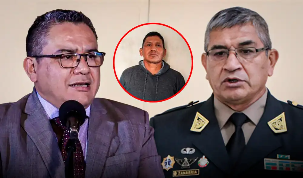 Víctor Zanabria rechaza la culpa tras la errónea detención de Iván Quispe. Foto: Composición La República.
