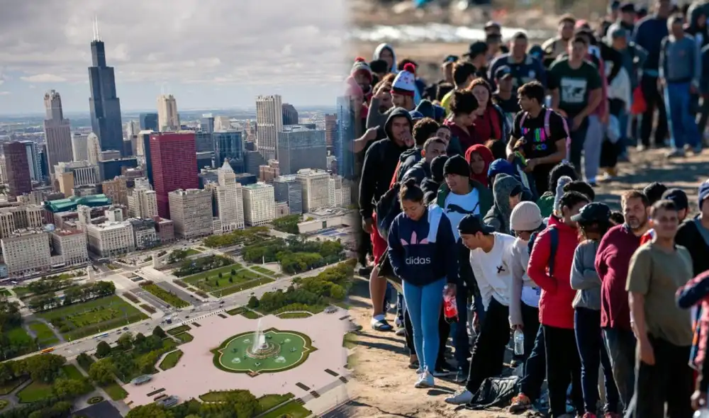 Chicago ha visto un aumento significativo de inmigrantes en los últimos dos años, impulsado por la llegada de miles de personas, especialmente tras las decisiones del gobernador de Texas. Foto: VisitTheUSA