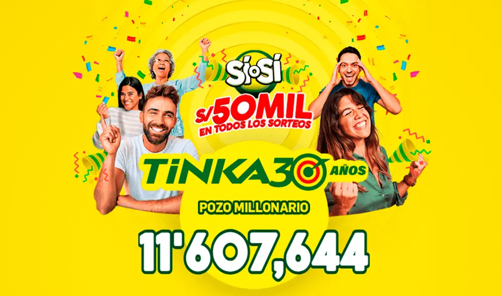 Revisa los resultados de La Tinka del miércoles 23 de octubre. Foto: La Tinka Revisa los resultados de La Tinka del miércoles 23 de octubre. Foto: La Tinka