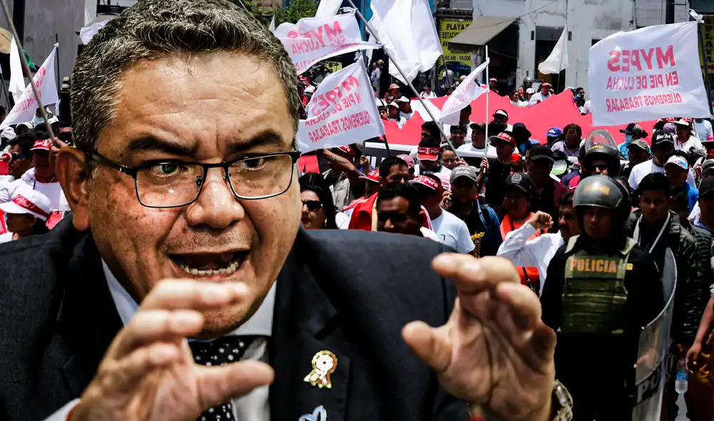 Santiváñez asegura que los resultados del estado de emergencia son "absolutamente positivos". | Composición: La República. Santiváñez asegura que los resultados del estado de emergencia son "absolutamente positivos". | Composición: La República.