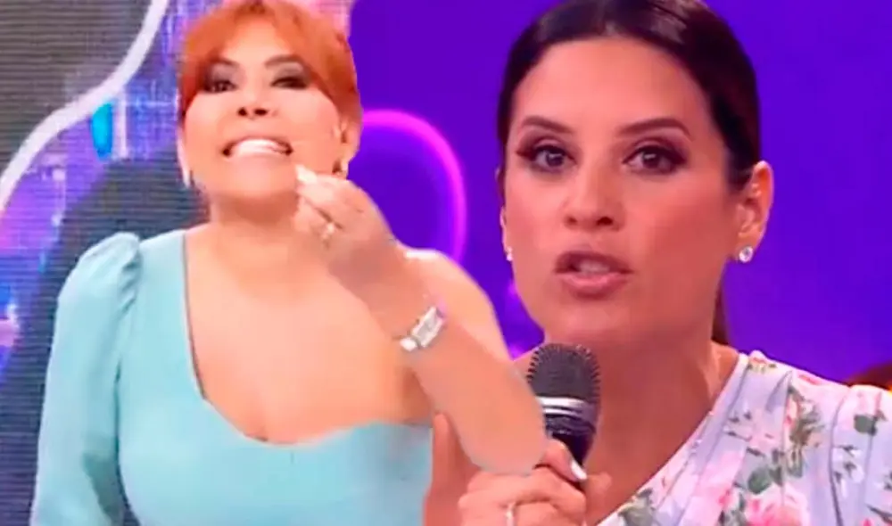 Magaly Medina respaldó en todo momento a su amiga María Pía Copello. Foto: Composición LR/Captura/ATV/Captura/América TV