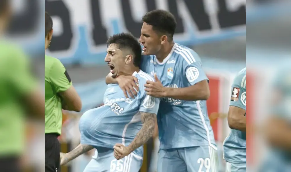 Cazonatti anotó el primer tanto para los celestes en el Estadio Nacional Cazonatti anotó el primer tanto para los celestes en el Estadio Nacional