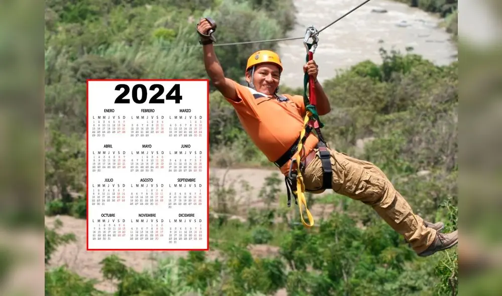 Revisa el calendario oficial 2024 para planificar tus descansos. Foto: Composición LR/Andina