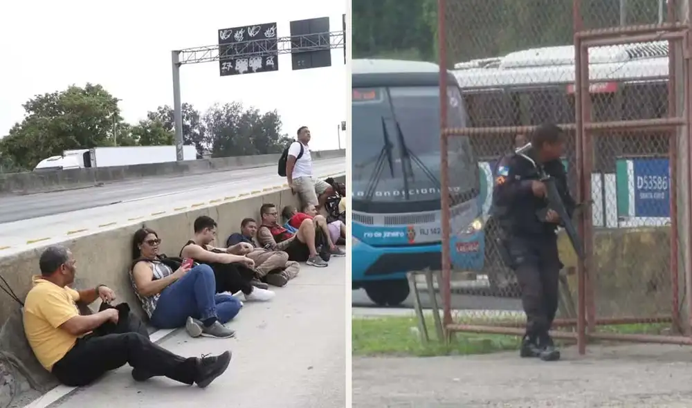 La Policía Militar llevaba a cabo un operativo para detener a ladrones de autos y mercancía, pero se retiró tras registrarse disparos contra vehículos en la Avenida Brasil. Foto: composición LR/JOSE LUCENA/THENEWS2