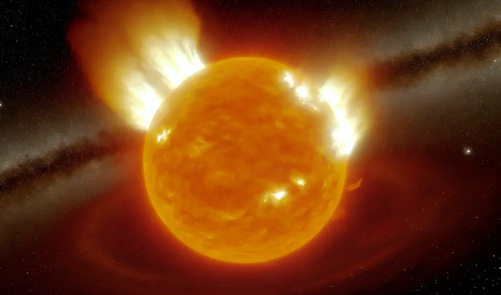 El Sol sigue un ciclo natural como todas las estrellas en el universo. Foto: IA / LR