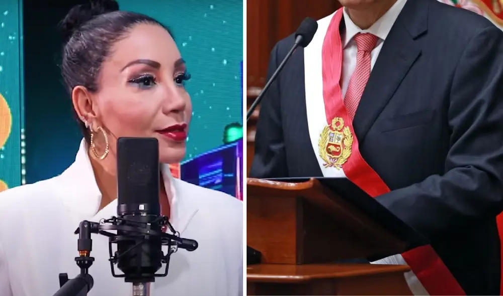 Paola Ruíz es una conocida exvedette nacional. Foto: Composición LR/Captura Youtube/Andina