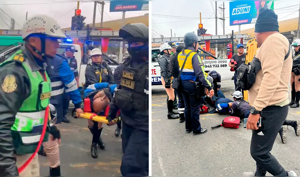 Transporte informal atropelló a fiscalizador de la ATU cerca al Mall San Juan de Lurigancho. Foto: composición LR/difusión Transporte informal atropelló a fiscalizador de la ATU cerca al Mall San Juan de Lurigancho. Foto: composición LR/difusión