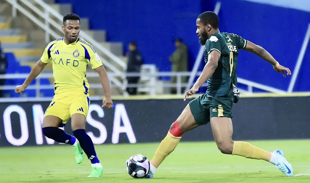 Al Nassr está tercero en la tabla de posiciones del fútbol árabe con este empate. Foto: Al Kholood Al Nassr está tercero en la tabla de posiciones del fútbol árabe con este empate. Foto: Al Kholood