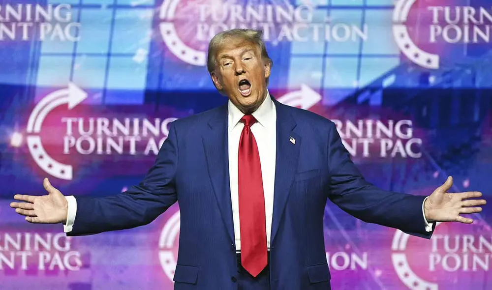 Con una inversión de 200.000 dólares, la campaña promueve el voto del 5 de noviembre, destacando que aliados de Trump proponen encarcelar a quienes produzcan y distribuyan pornografía. Foto: AFP Con una inversión de 200.000 dólares, la campaña promueve el voto del 5 de noviembre, destacando que aliados de Trump proponen encarcelar a quienes produzcan y distribuyan pornografía. Foto: AFP