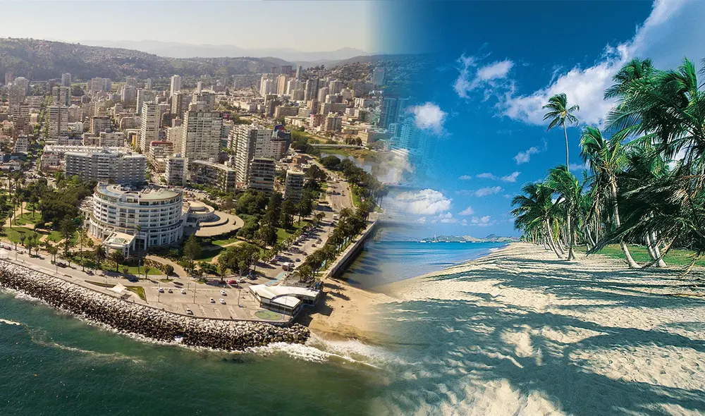 Medellín, Viña del Mar y Loja se destacan por sus temperaturas estables, baja humedad y días soleados, condiciones que las convierten en destinos turísticos muy valorados en América Latina. Foto:  Pexels/Viña del Mar