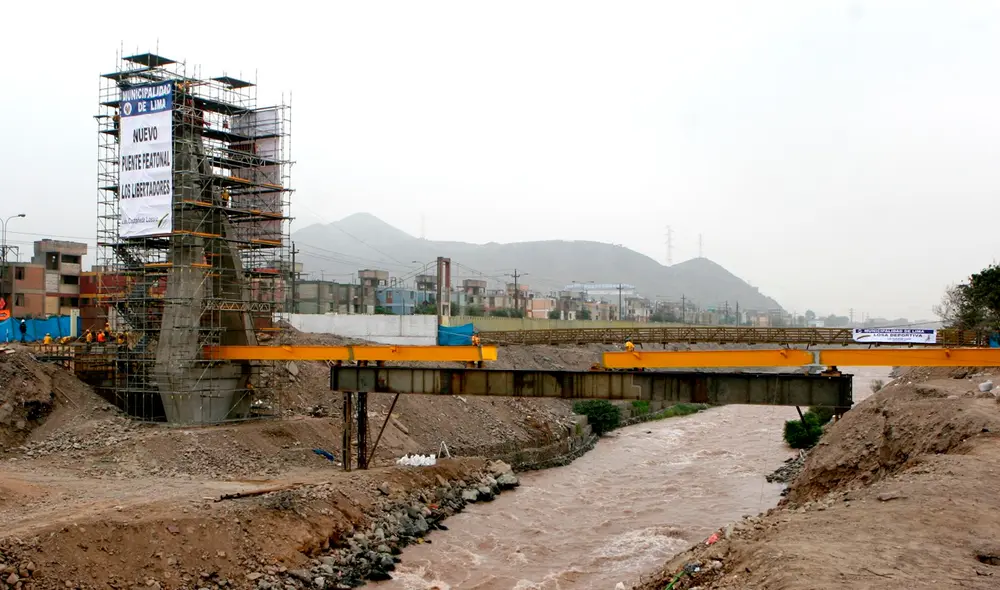 El puente peatonal, que estará entre San Juan de Lurigancho y El Agustino, tendrá acceso para personas con discapacidad y contará con iluminación LED. Foto: Andina El puente peatonal, que estará entre San Juan de Lurigancho y El Agustino, tendrá acceso para personas con discapacidad y contará con iluminación LED. Foto: Andina