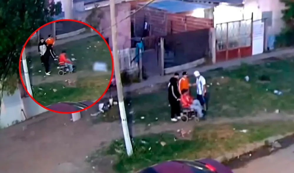 Todo el incidente fue captado por una cámara de seguridad en Argentina. Foto: composición LR/X Todo el incidente fue captado por una cámara de seguridad en Argentina. Foto: composición LR/X