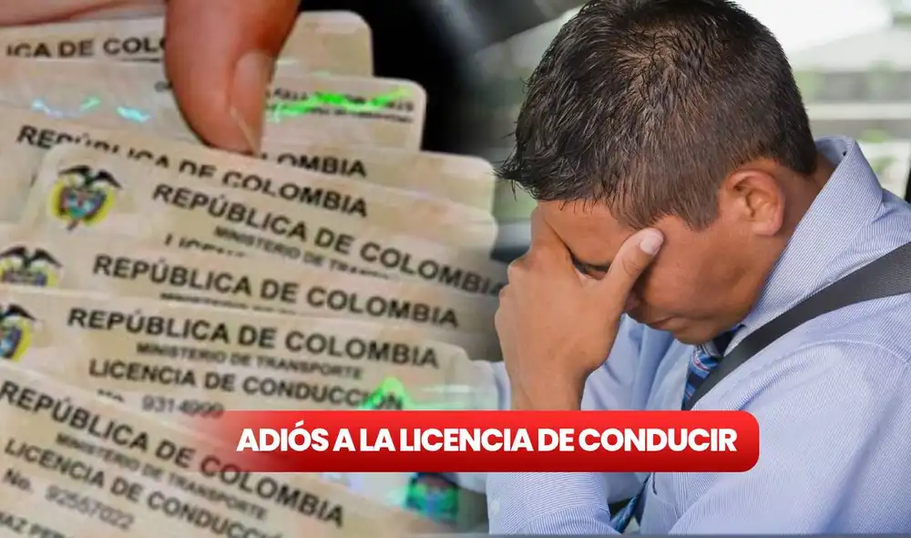 Los conductores perderán su licencia de conducción si evitan cumplir con la ley colombiana. Foto: composición lr/ X