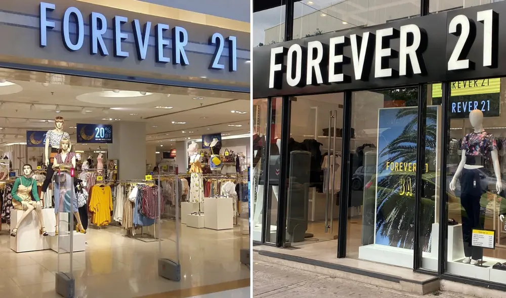 Forever 21 cierra sus tiendas en Perú debido a la crisis financiera. Foto: composición LR/Colombia Forbes/Perú Retail