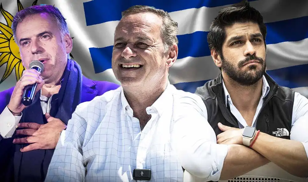 Sus oponentes, Delgado y Ojeda, también presentan perfiles singulares; el primero como exsecretario de la Presidencia y el segundo como abogado mediático emergente, ambos en la contienda electoral uruguaya. Foto: composición LR/AFP Sus oponentes, Delgado y Ojeda, también presentan perfiles singulares; el primero como exsecretario de la Presidencia y el segundo como abogado mediático emergente, ambos en la contienda electoral uruguaya. Foto: composición LR/AFP