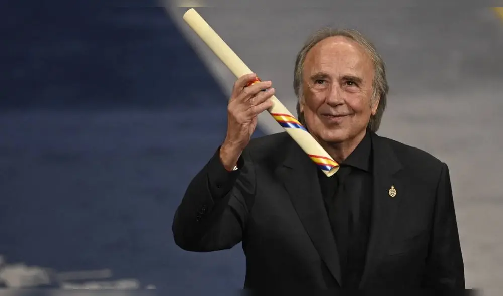 Joan Manuel Serrat, en los premios Princesa de Asturias. Foto: AFP