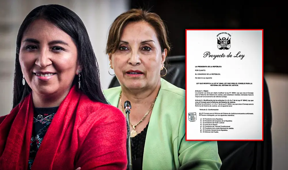 Iniciativa legislativa de Dina Boluarte provocaría una distorsión de la justicia a su favor, asegura Ruth Luque. Foto: Composición La República. Iniciativa legislativa de Dina Boluarte provocaría una distorsión de la justicia a su favor, asegura Ruth Luque. Foto: Composición La República.