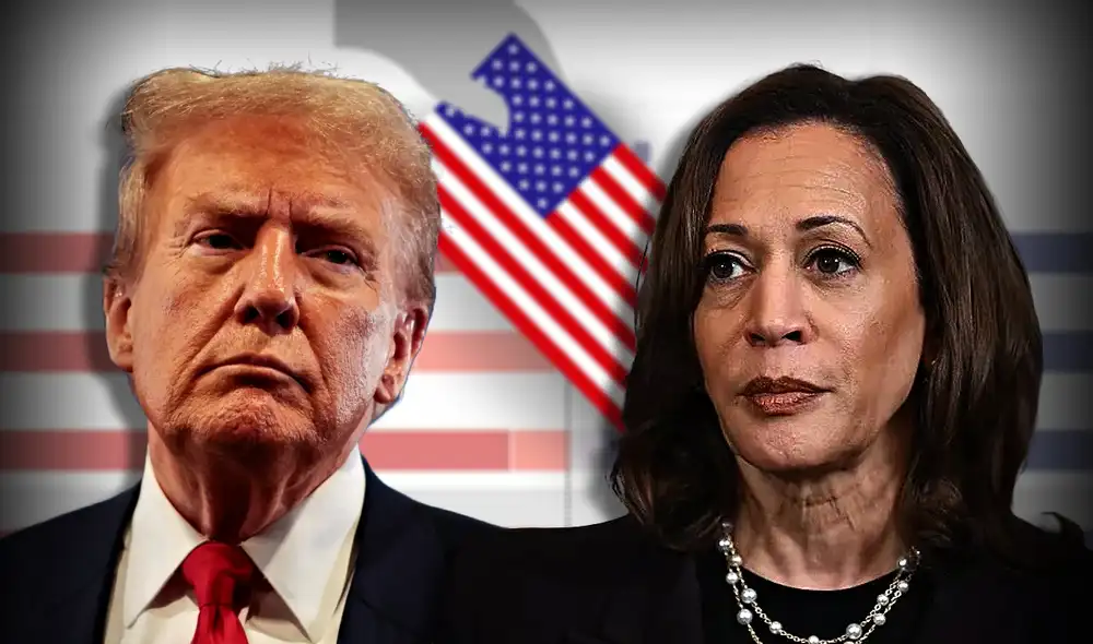 Ambos candidatos esperan atraer a votantes no definidos en sus actos finales. Foto: composición LR/EFE/Hannah Beier/Bloomberg