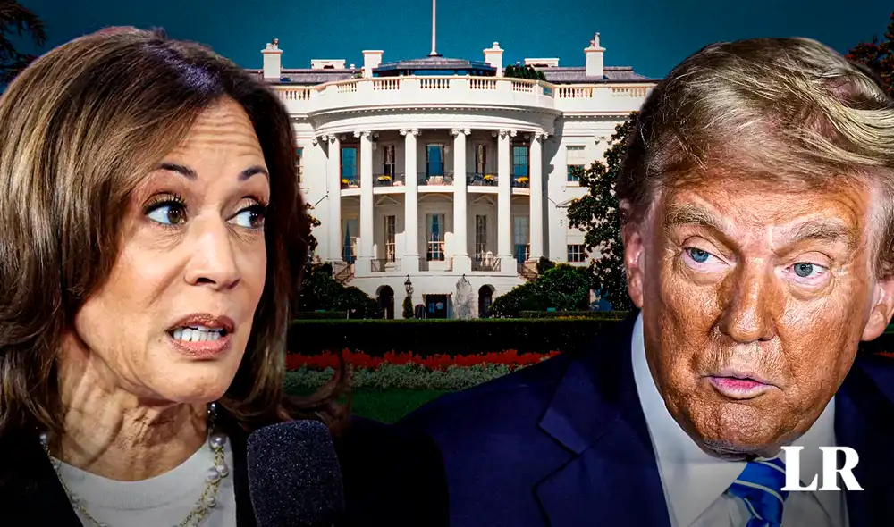 Revisa la última encuesta presidencial entre Donald Trump y Kamala Harris, según CNN. Foto: Composición LR