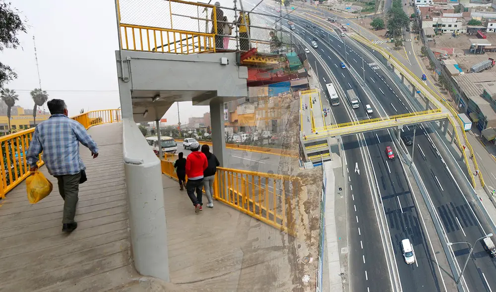 Rutas de Lima afirma que el pase peatonal no se verá afectado durante las obras. Foto: composición LR/Andina
