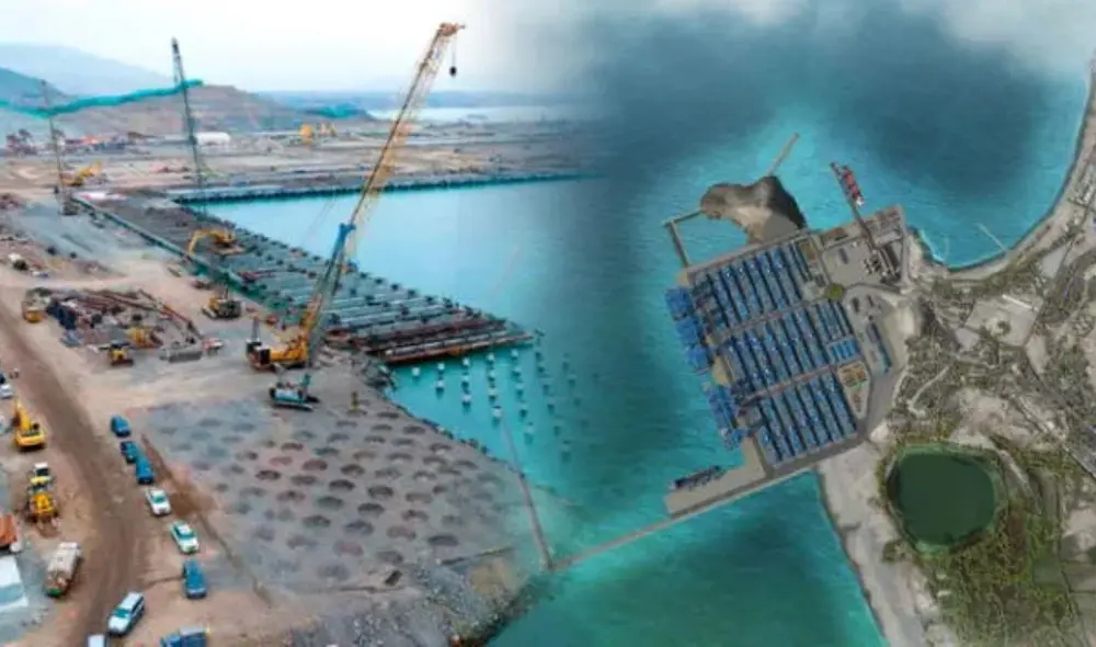 El Megapuerto de Chancay será inaugurado en noviembre de 2024. Foto: Andina/LR