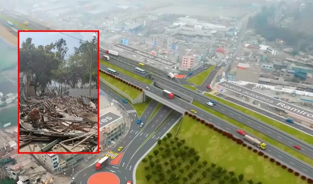 Este proyecto, que tiene una extensión total de 40 kilómetros, ha enfrentado dificultades desde 2017 y se ubica en la intersección de las avenidas Las Torres y Ramiro Prialé, buscando optimizar la movilidad en la zona. Foto: LR/Rutas de Lima