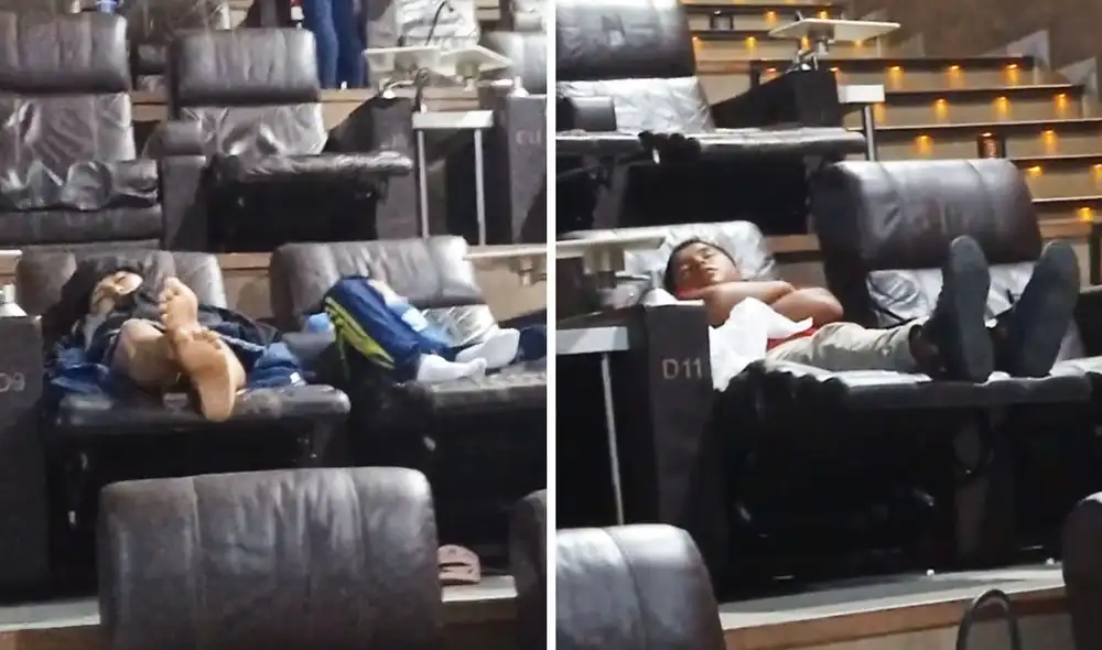 Inusual escena en cine captó la atención de usuarios. Foto: composición LR/ TikTok - Video: TikTok