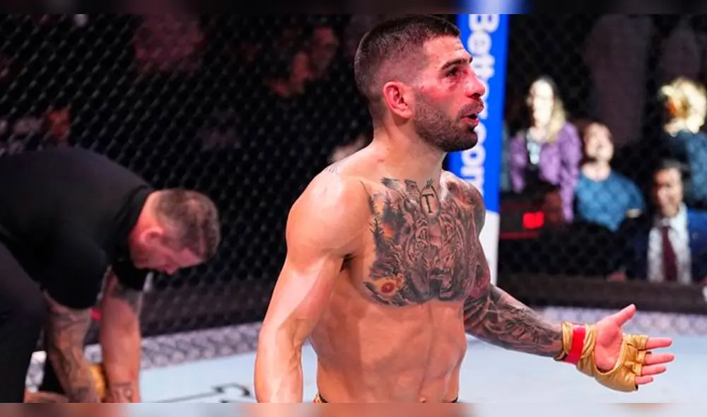 Ilia Topuria logró mantener su invicto en la UFC 308