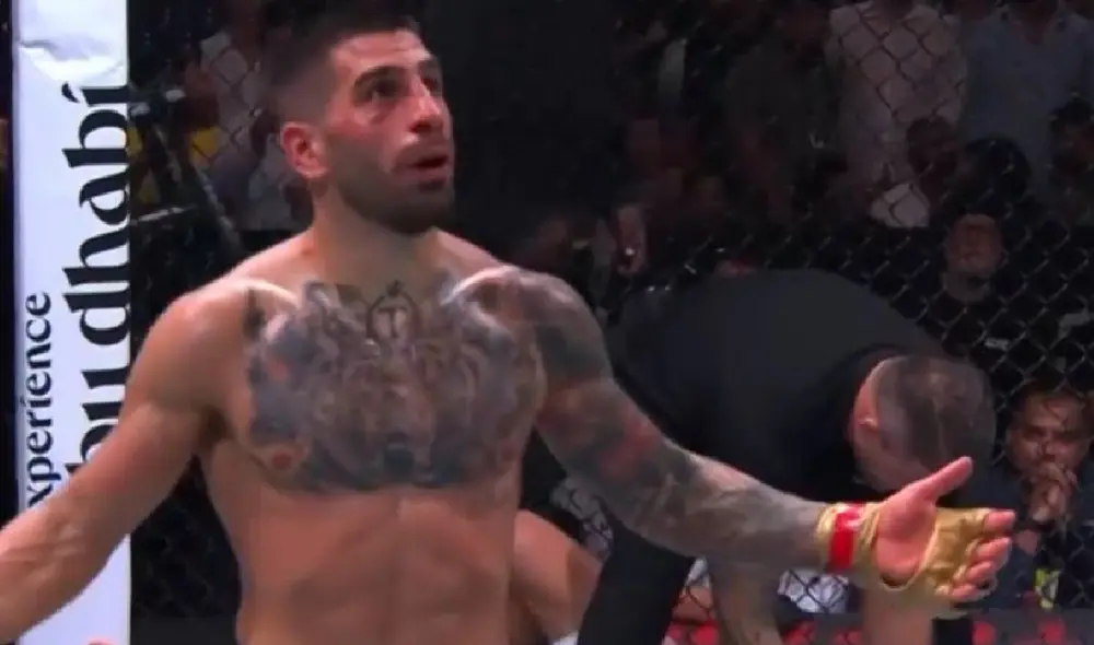 Ilia Topuria y Max Holloway pelearon por primera vez entre sí. Foto: UFC