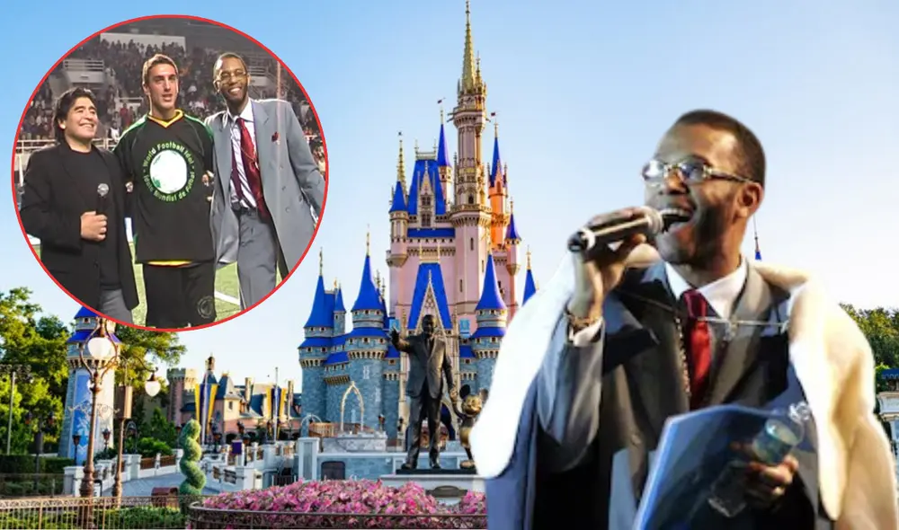 Max Higgins tenía un programa de televisión llamado 'World Football Idol', y allí llegó a trabajar con Diego Maradona. Foto: composición LR/Ámbito/ Disney Latino/difusión Max Higgins tenía un programa de televisión llamado 'World Football Idol', y allí llegó a trabajar con Diego Maradona. Foto: composición LR/Ámbito/ Disney Latino/difusión