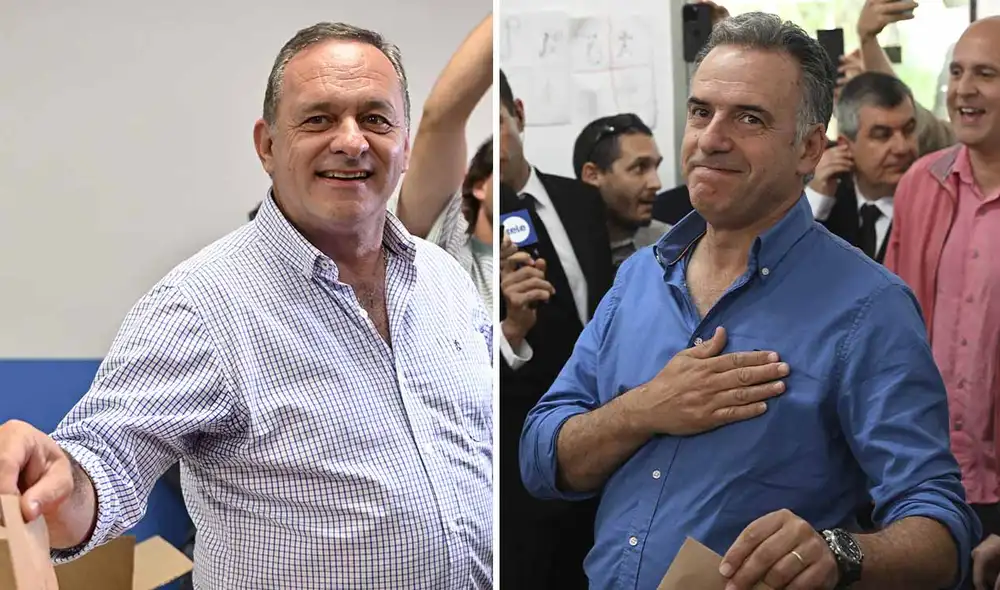 Orsi, del sector izquierdista, lidera con un 43,2% mientras que Delgado, del oficialismo centroderechista, obtiene un 28%. La jornada electoral se desarrolló en calma y con gran participación ciudadana. Foto: composición LR/AFP Orsi, del sector izquierdista, lidera con un 43,2% mientras que Delgado, del oficialismo centroderechista, obtiene un 28%. La jornada electoral se desarrolló en calma y con gran participación ciudadana. Foto: composición LR/AFP