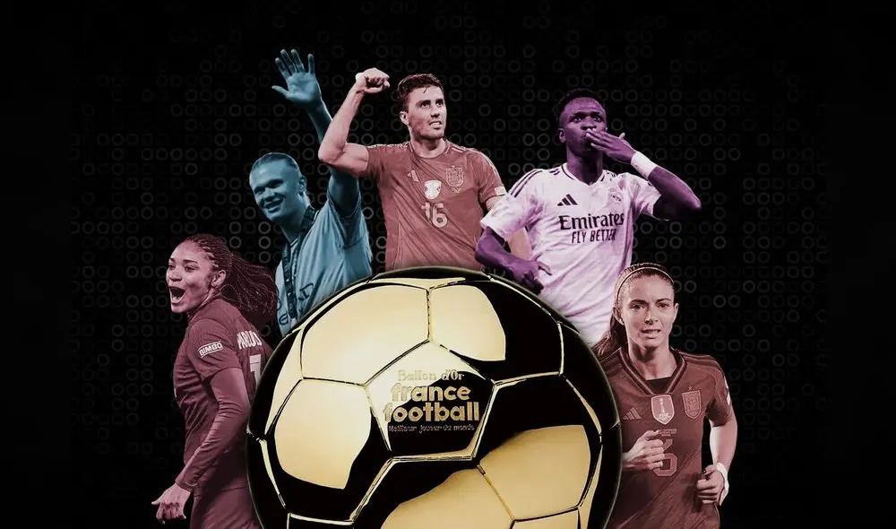 El Balón de Otro entrega premios a futbolistas hombres y mujeres por su rendimiento durante un año calendario. Foto: Composición LR/ABC