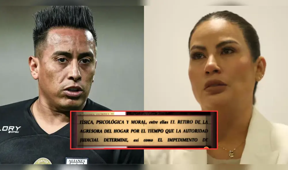 Christian Cueva denunció a su esposa, Pamela López, por violencia y solicitó que se retire del hogar familiar. Foto: Composición LR/América