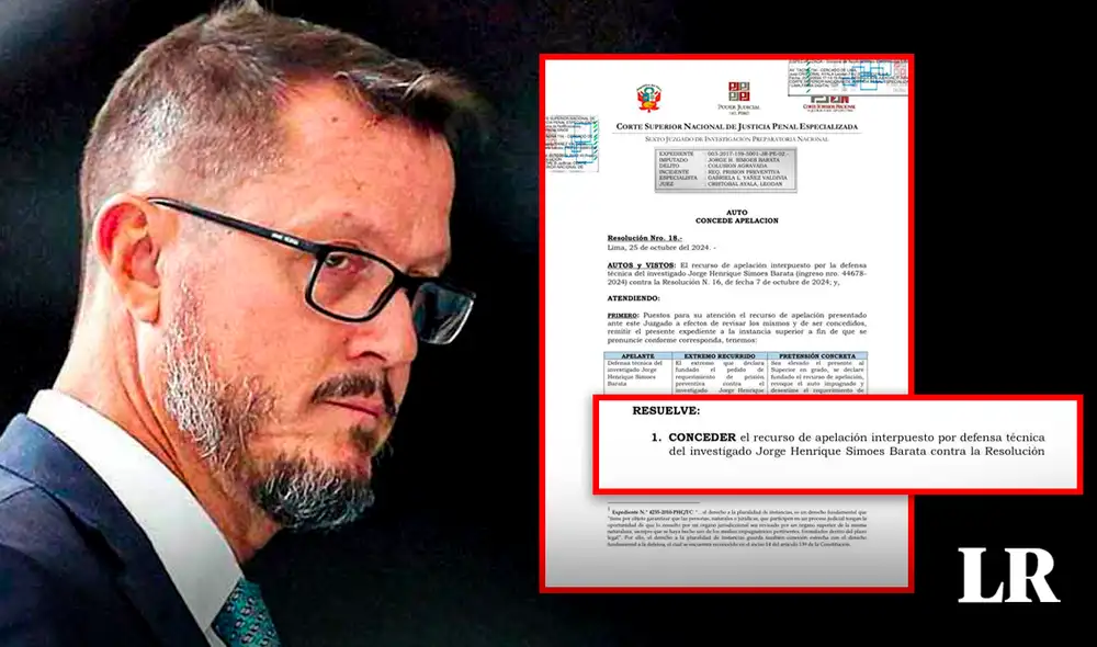 Jorge Barata pidió que se revoque el pedido de prisión preventiva en su contra Foto: Composición LR.