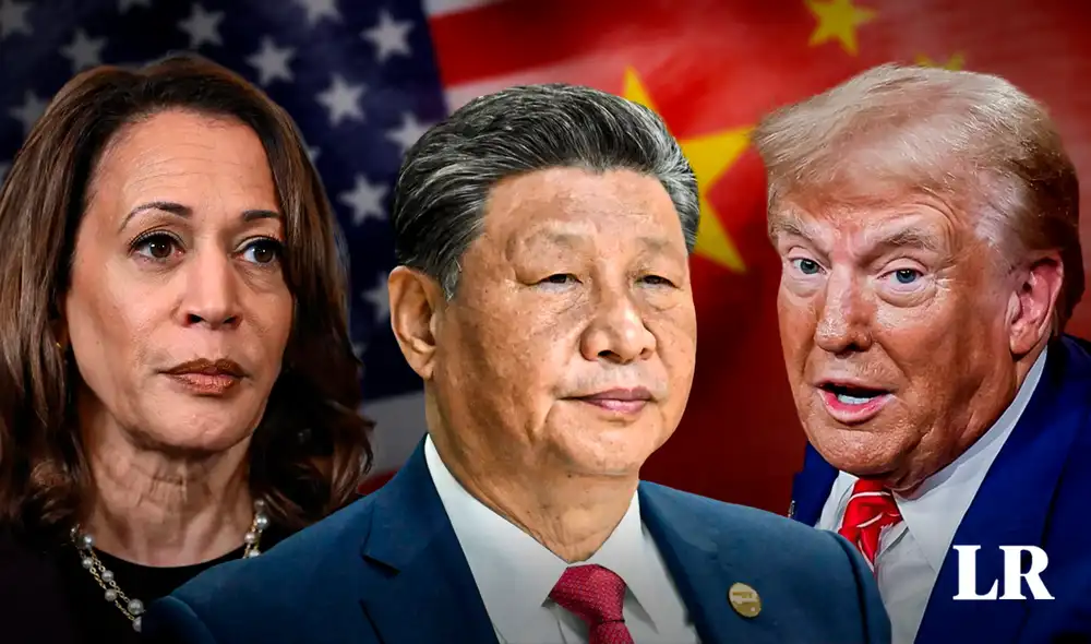 El 5 de noviembre, Estados Unidos elegirá entre Kamala Harris y Donald Trump, con enfoques opuestos hacia China, en un contexto de creciente tensión internacional. Foto: Composición LR El 5 de noviembre, Estados Unidos elegirá entre Kamala Harris y Donald Trump, con enfoques opuestos hacia China, en un contexto de creciente tensión internacional. Foto: Composición LR