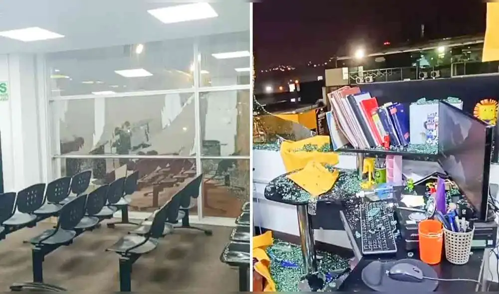 La explosión en Multicenter, que ocurrió en la madrugada del sábado 26 de octubre, ocasionó daños materiales y dejó una persona herida. Foto: composición LR/Canal N La explosión en Multicenter, que ocurrió en la madrugada del sábado 26 de octubre, ocasionó daños materiales y dejó una persona herida. Foto: composición LR/Canal N