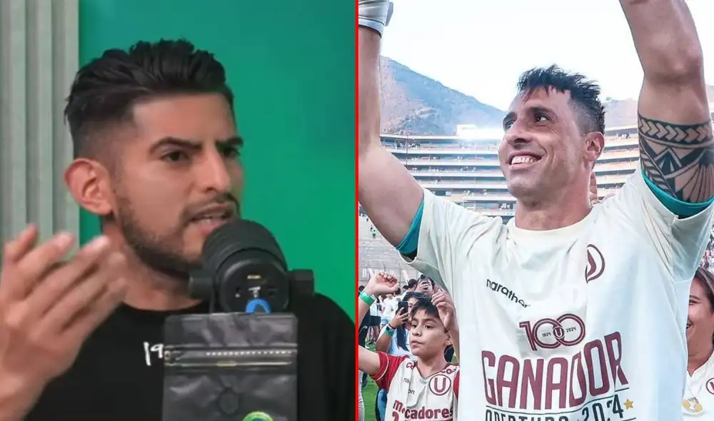 Tras su choque con Carlos Zambrano, Sebastián Britos se perdió 7 jornadas en Universitario por lesión. Foto: composición LR/Sebastián Britos