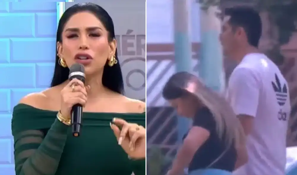 Leysi Suárez aclara la situación a través de un pronunciamiento en 'América hoy'. Foto:: composición LR/América TV/ATV