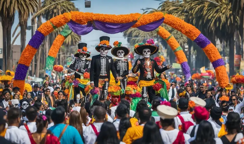 El Día de los Muertos es una celebración vibrante y significativa en California, donde se mezclan tradiciones mexicanas y estadounidenses. Foto: Learn California El Día de los Muertos es una celebración vibrante y significativa en California, donde se mezclan tradiciones mexicanas y estadounidenses. Foto: Learn California