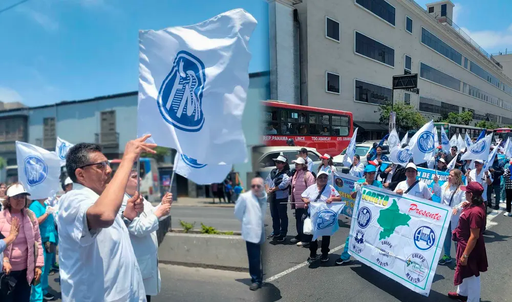 Personal médico de Lima, Chiclayo y Trujillo acatan paro de 48 horas/ Composición Luis Aguilar LR/Foto: Kevinn García LR Personal médico de Lima, Chiclayo y Trujillo acatan paro de 48 horas/ Composición Luis Aguilar LR/Foto: Kevinn García LR