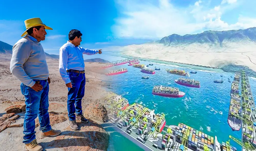 Puerto Corío se erige como un nuevo proyecto portuario de relevancia para la zona sur del Perú. Foto: Composición LR/Andina.