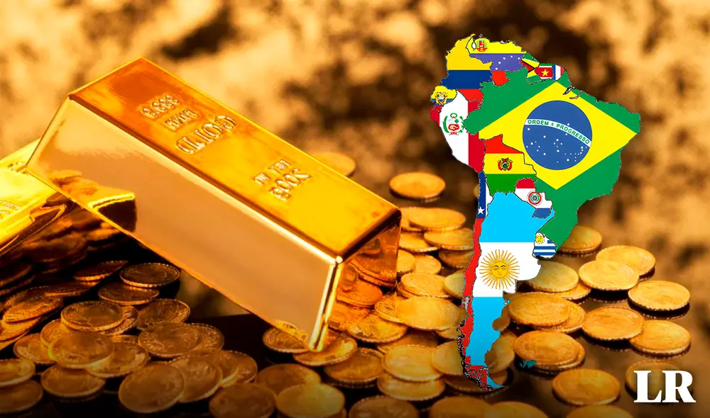 País sudamericano compite con gigantes como China y Rusia en la producción de oro, destacando como el segundo productor en América Latina. Foto: composición LR/difusión
