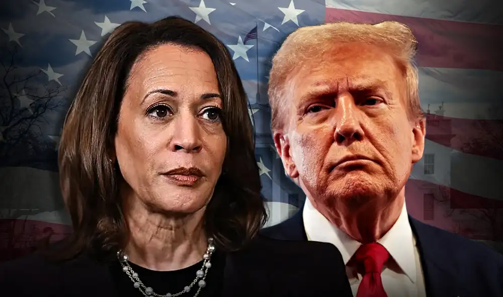 Harris, actual vicepresidenta, promueve una agenda progresista enfocada en justicia social y economía inclusiva, mientras que Trump defiende valores tradicionales y políticas de seguridad. Foto: composición LR/AFP/EFE/znadjsher