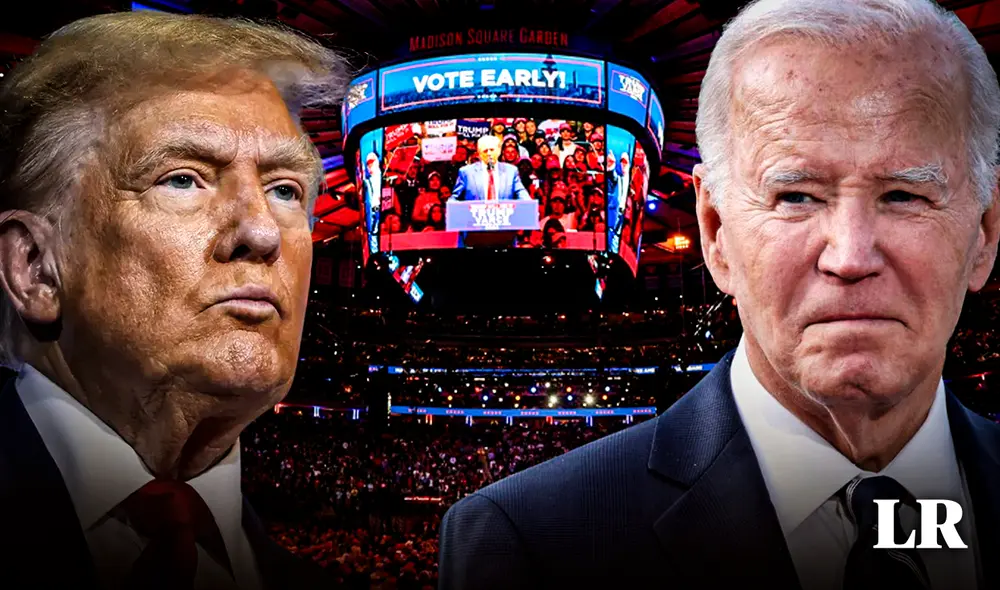 Joe Biden tildó de "basuras" a los seguidores de Donald Trump tras los comentarios emitidos contra Puerto Rico. Foto: Composición LR Joe Biden tildó de "basuras" a los seguidores de Donald Trump tras los comentarios emitidos contra Puerto Rico. Foto: Composición LR