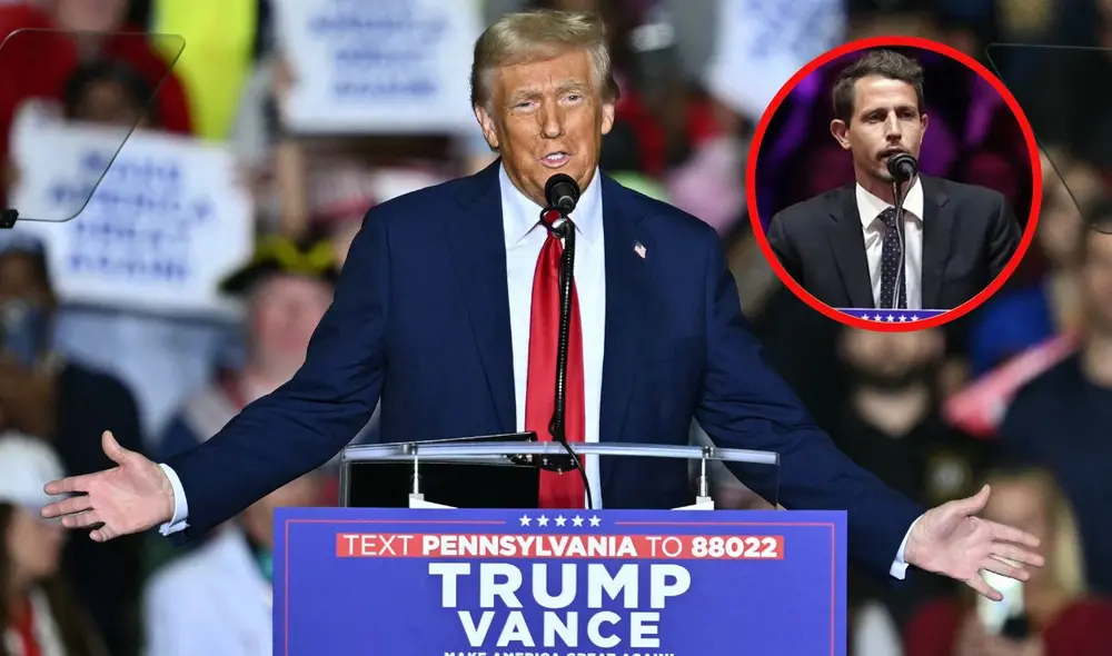 Donald Trump niega conocer a Tony Hinchcliffe. Foto: composición LR/ afp/ Donald Trump niega conocer a Tony Hinchcliffe. Foto: composición LR/ afp/