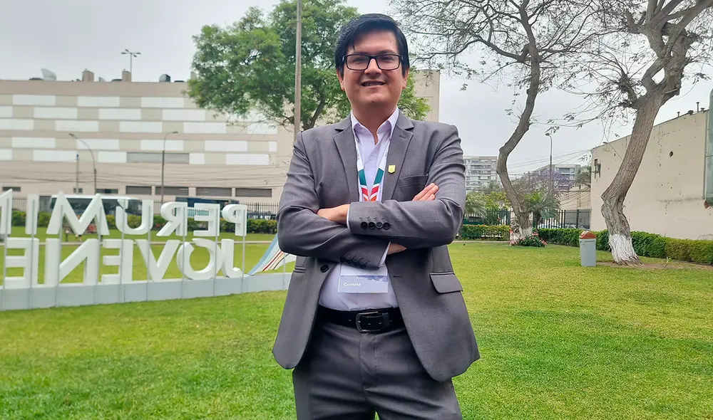 Presidente de Perumin Jóvenes Homar Lozano. Foto: Mirian Torres / La República Presidente de Perumin Jóvenes Homar Lozano. Foto: Mirian Torres / La República