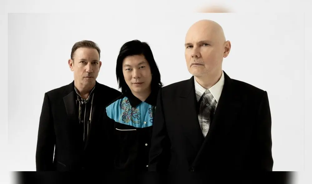 Jimmy Chamberlin (batería), James Iha (guitarra) y Billy Corgan (vocalista): The Smashing Pumpkins.