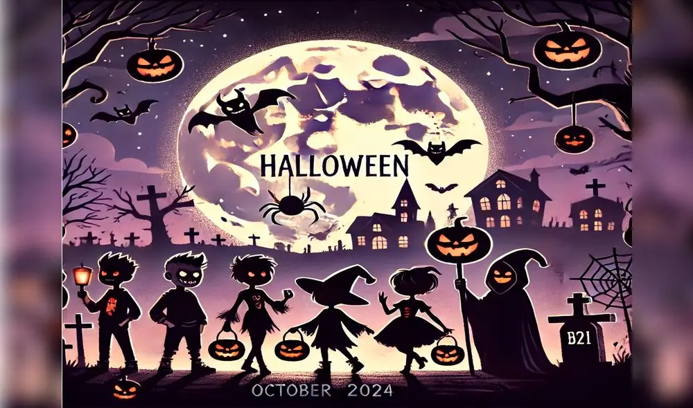 Mira todas las frases divertidas para celebrar Halloween este 31 de octubre. Foto: Composición LR/IA