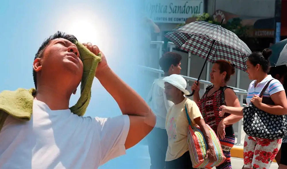 Senamhi advierte sobre un aumento en las temperaturas en las regiones costeras debido al Anticiclón del Pacífico Sur. Foto: Composición LR/Andina.